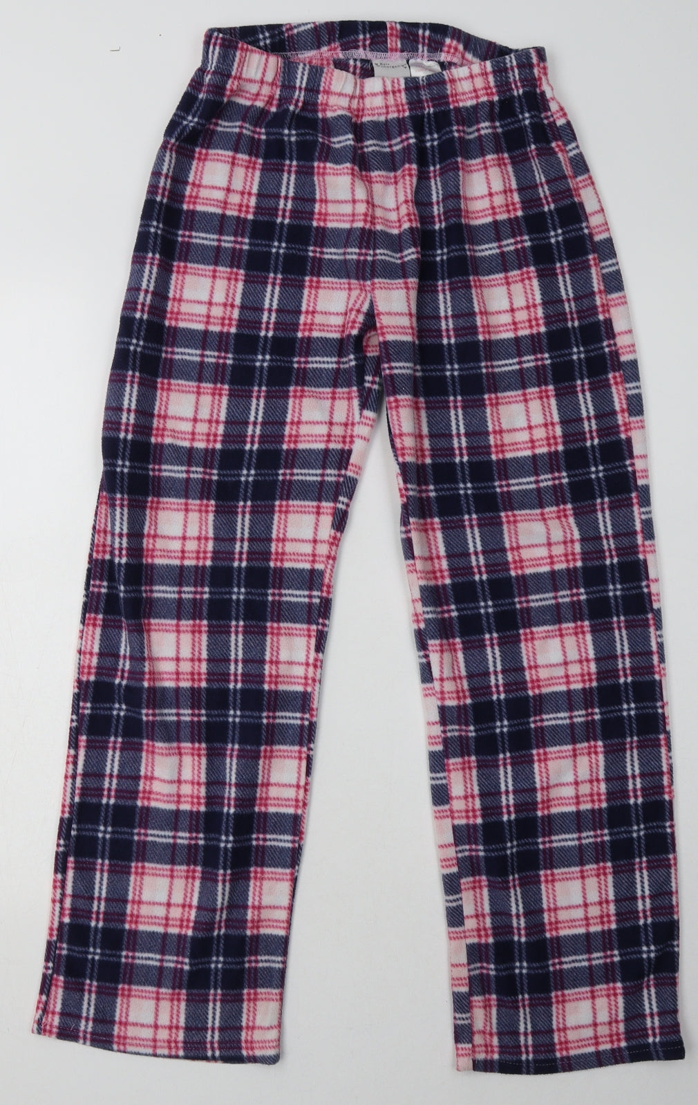 kate morgan Womens Pink Check Polyester  Pyjama Pants Size S
