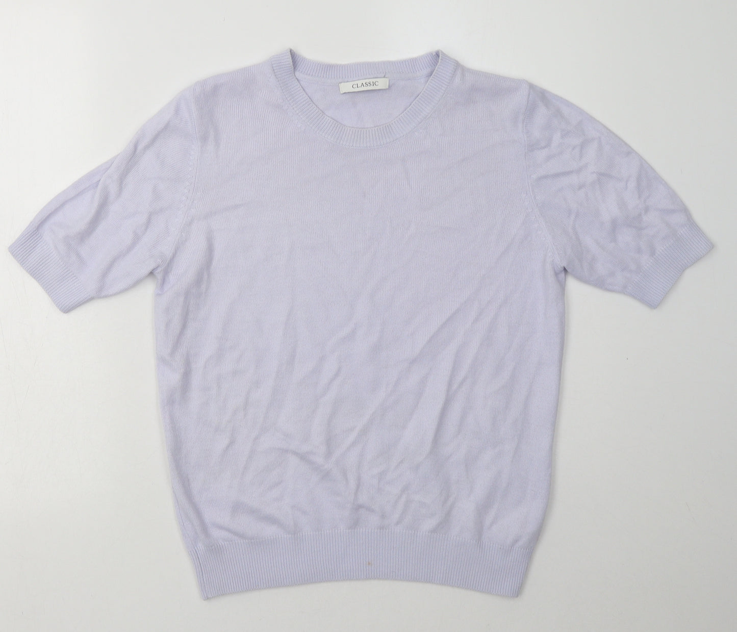 Marks and Spencer Womens Purple  Acrylic Pullover Sweatshirt Size 10  Pullover