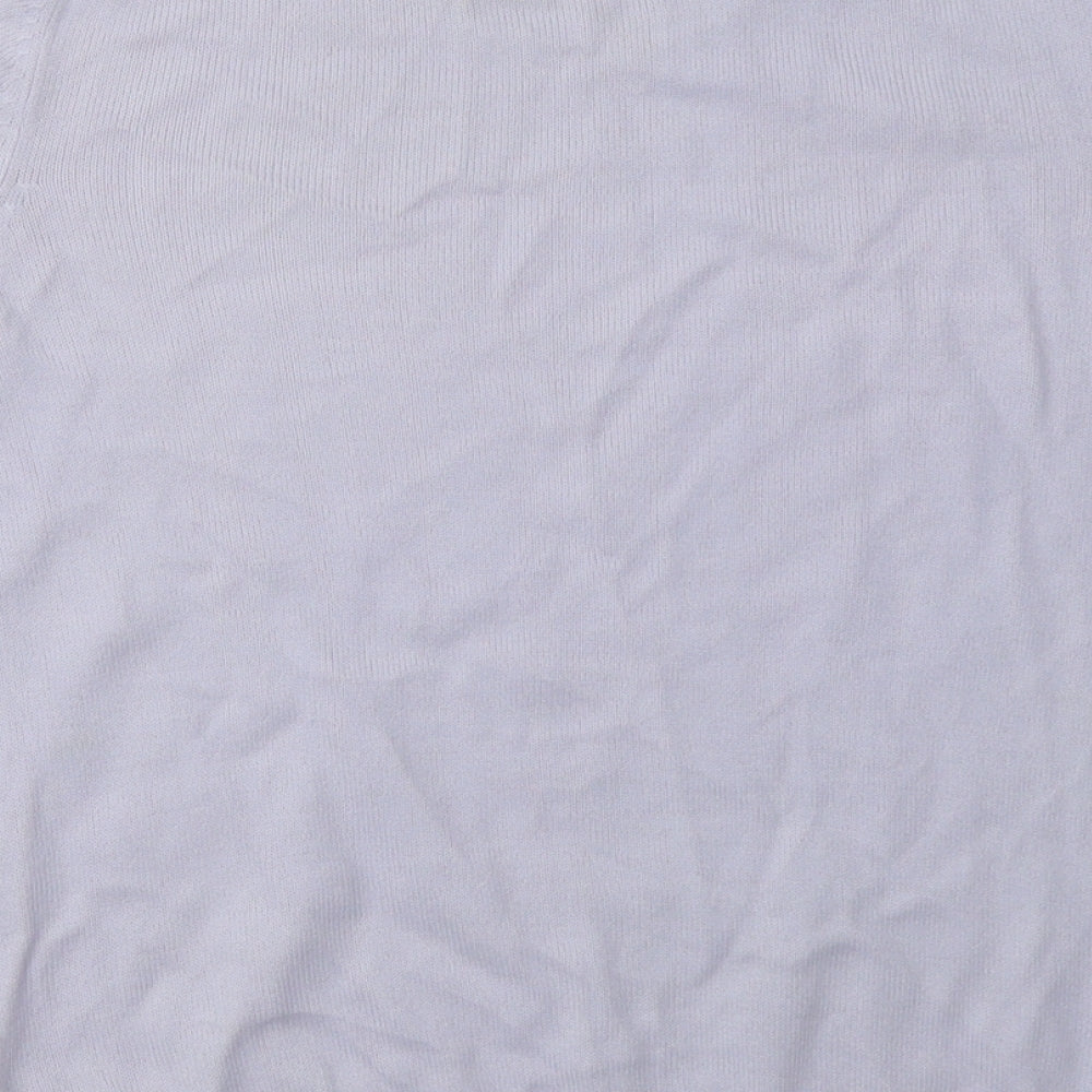 Marks and Spencer Womens Purple  Acrylic Pullover Sweatshirt Size 10  Pullover