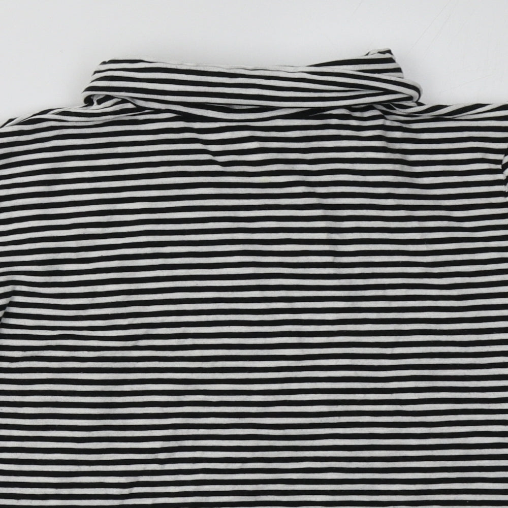 NEXT Womens White Striped Cotton Pullover Sweatshirt Size 8  Pullover