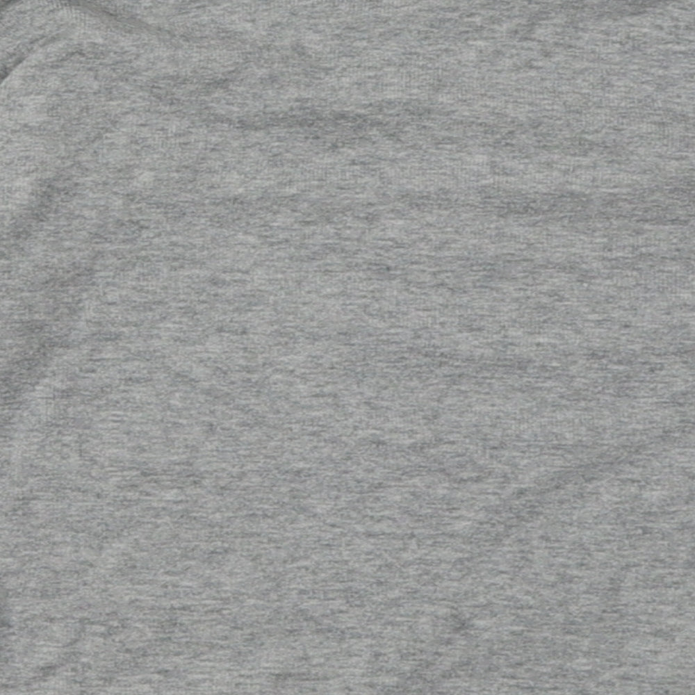 gao Girls Grey  Cotton Basic Casual Size 4 Years Roll Neck Pullover