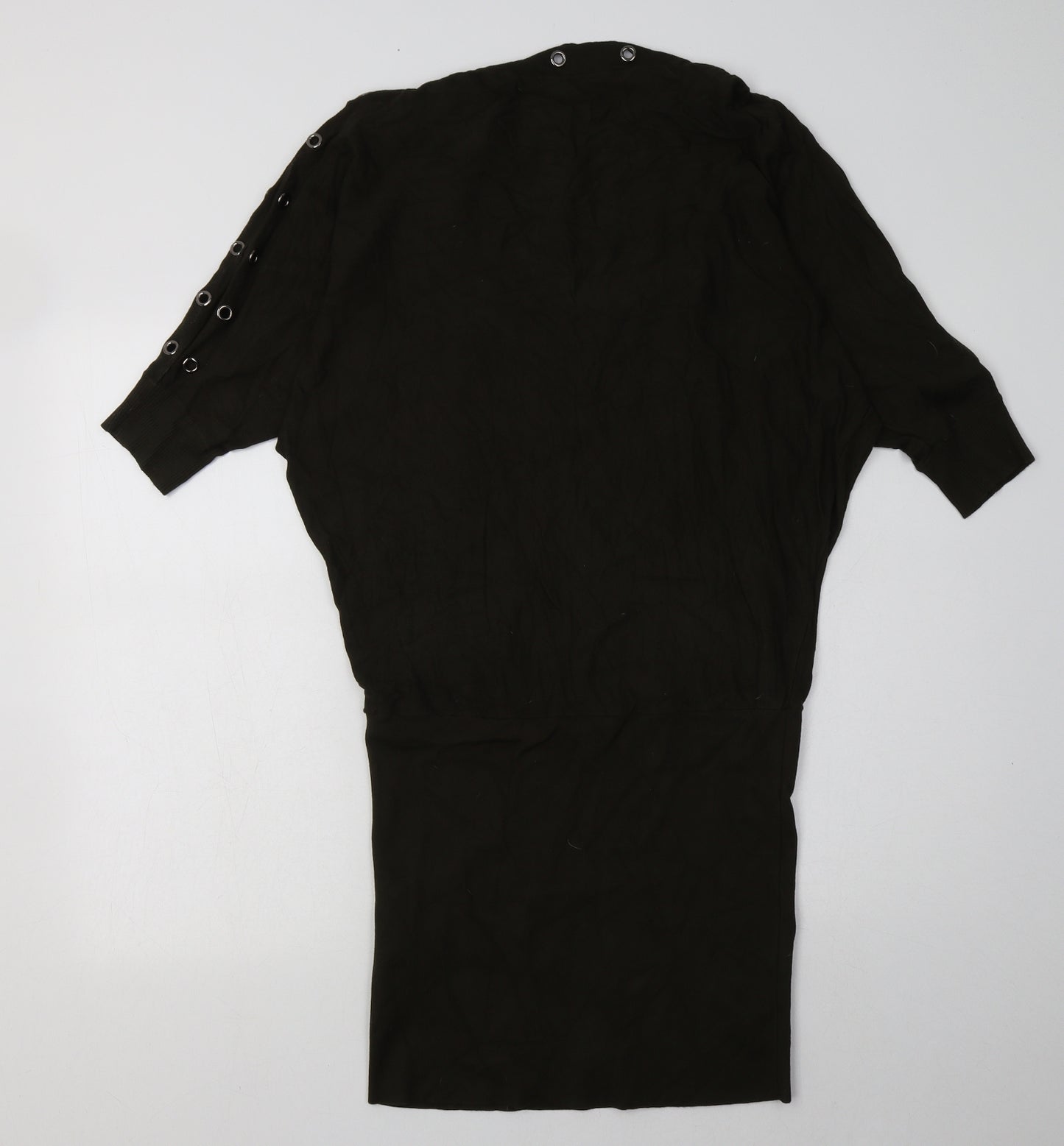 Phase Eight Womens Green  Nylon Jumper Dress  Size 12  Crew Neck Pullover