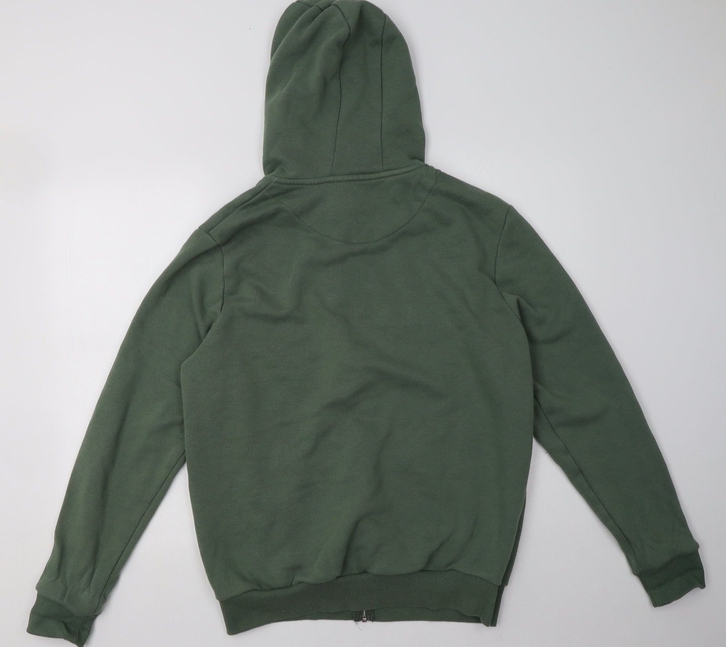 Primark Mens Green  Cotton Full Zip Hoodie Size XL