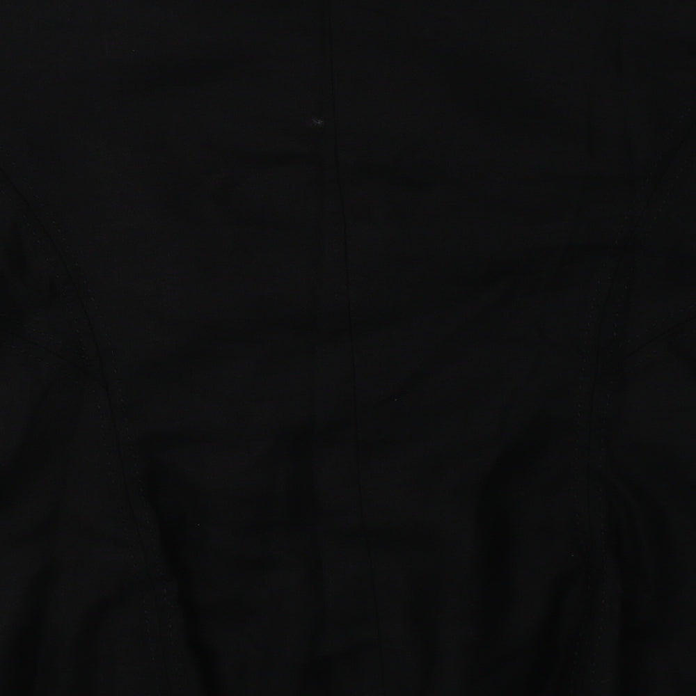 Marks and Spencer Womens Black   Jacket Blazer Size 12  Button
