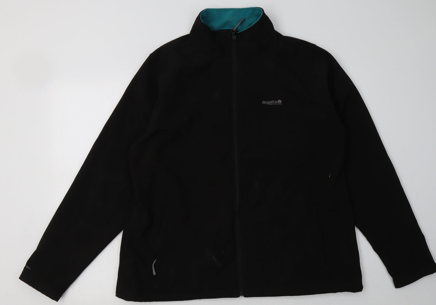 Regatta Womens Black  Polyester Full Zip Sweatshirt Size 20  Zip