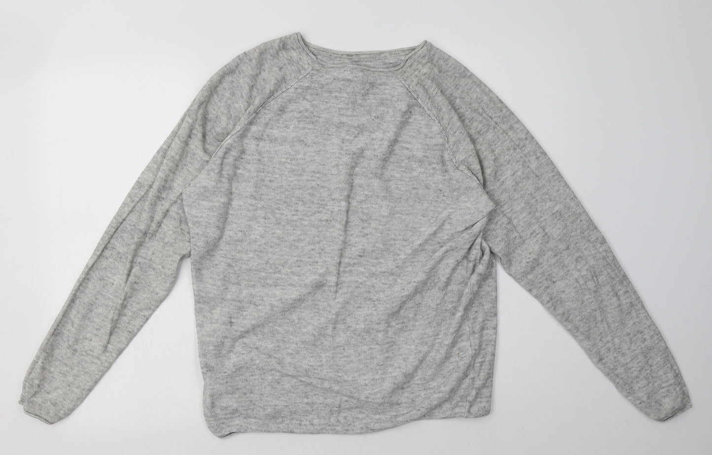 Primark Mens Grey  Cotton Pullover Sweatshirt Size M