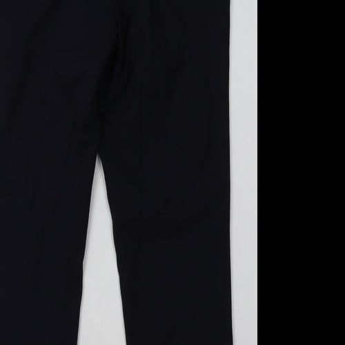 NEXT Womens Blue  Polyester Trousers  Size 10 L28 in Regular Hook & Eye