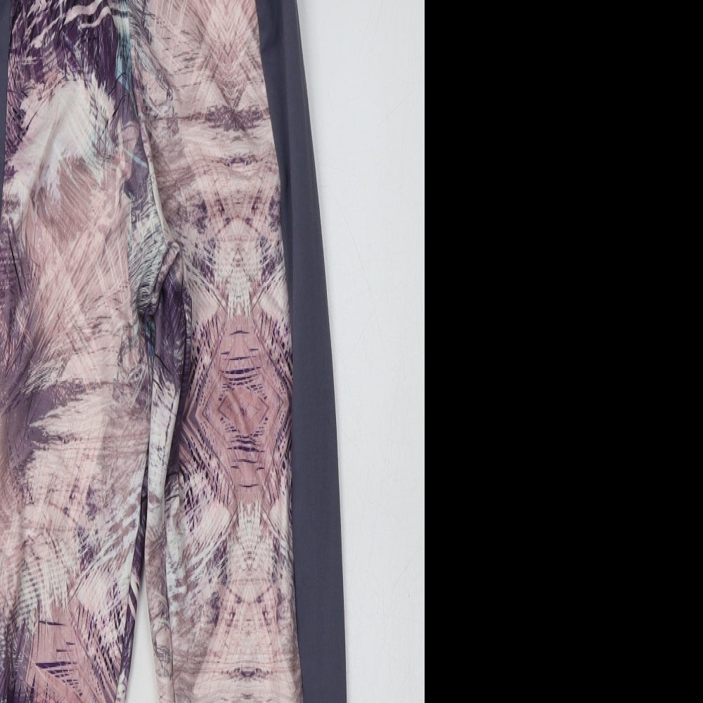Debenhams Womens Purple Flecked Polyester Sweatpants Leggings Size M L28 in Regular