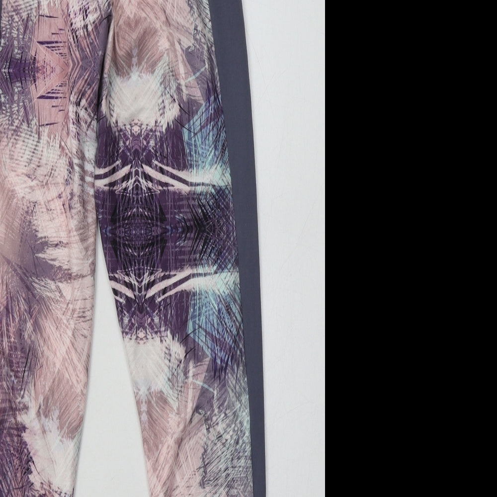 Debenhams Womens Purple Flecked Polyester Sweatpants Leggings Size M L28 in Regular