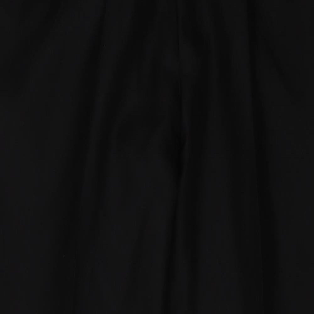 headland Mens Black  Polyester Capri Trousers Size 34 L32 in Regular Button