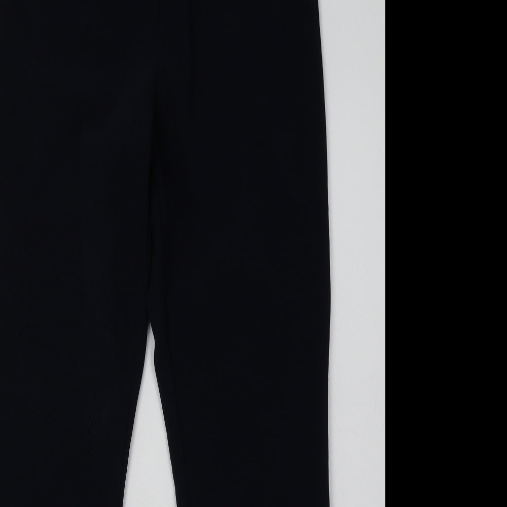 pinns Womens Blue  Polyester Trousers  Size 12 L30 in Regular