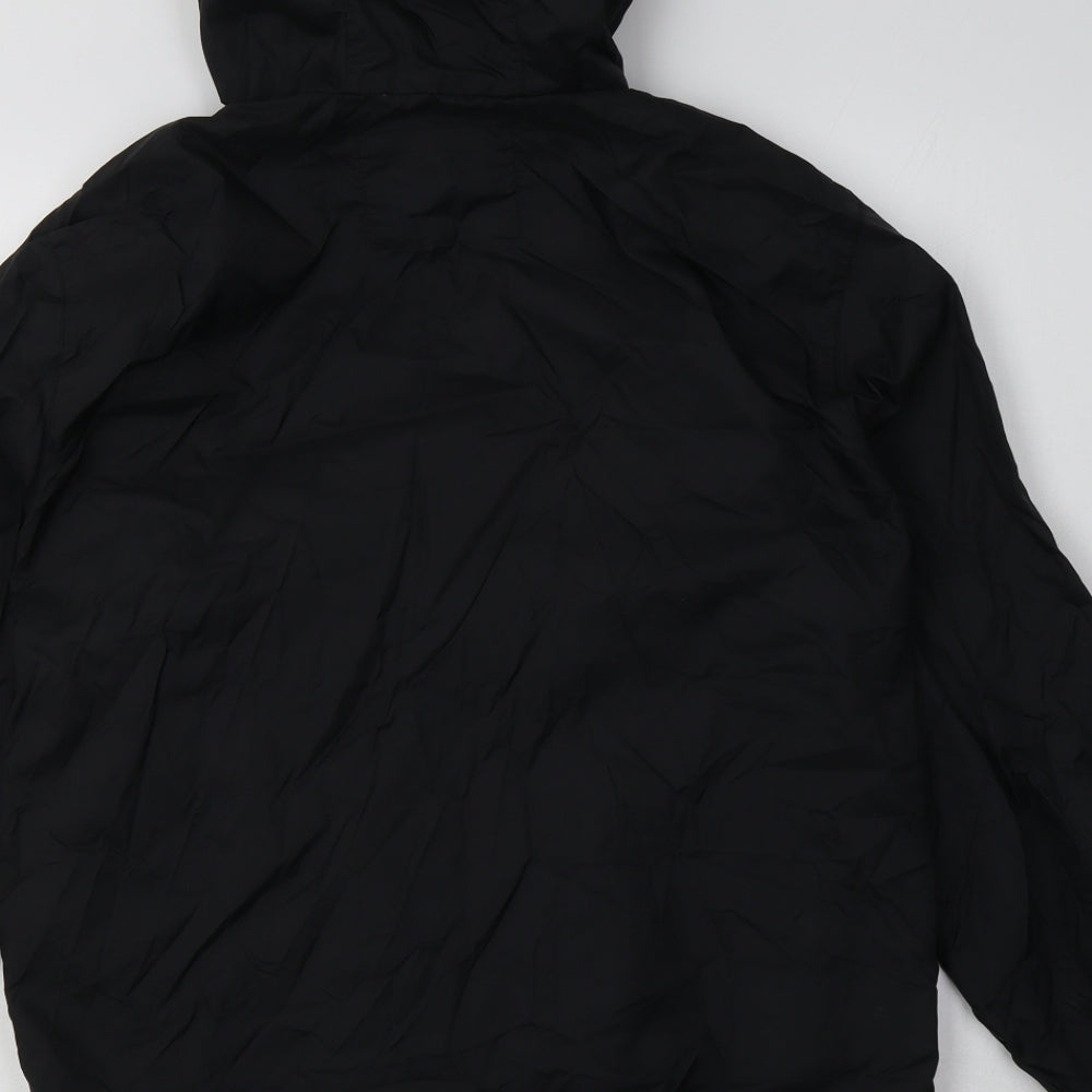 JACK & JONES Mens Black   Windbreaker Jacket Size M  Zip