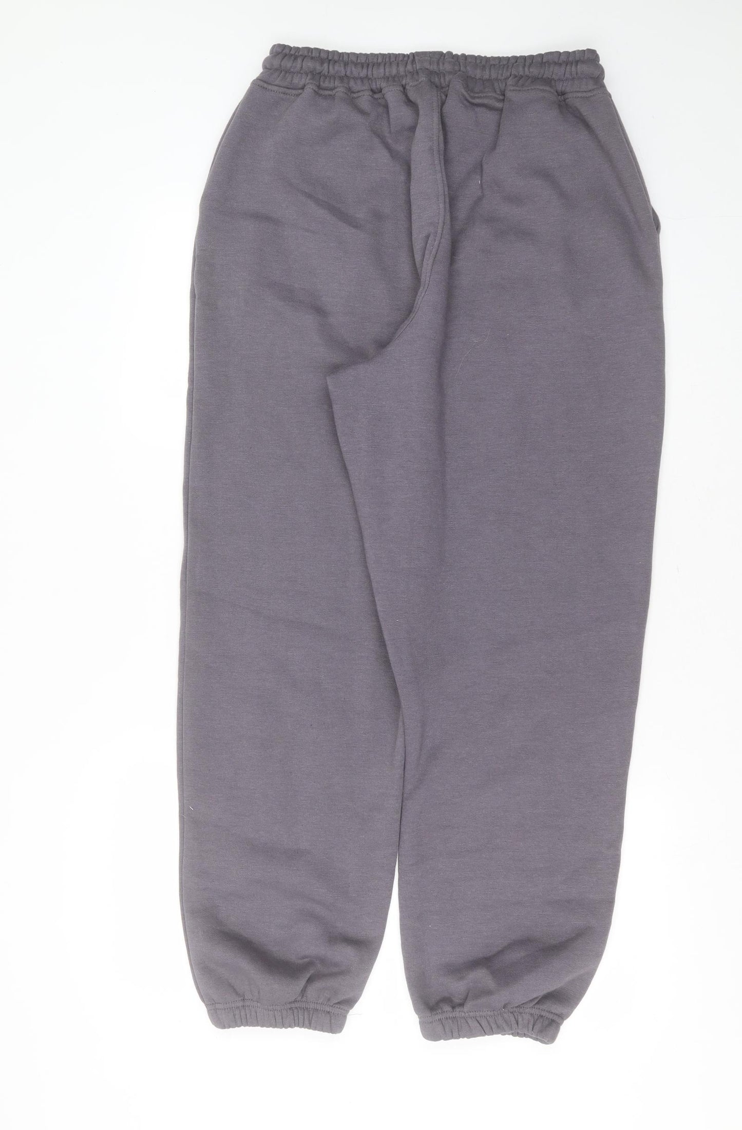 I SAW IT FIRST Womens Purple  Polyester Jogger Trousers Size 12 L29 in Regular Drawstring