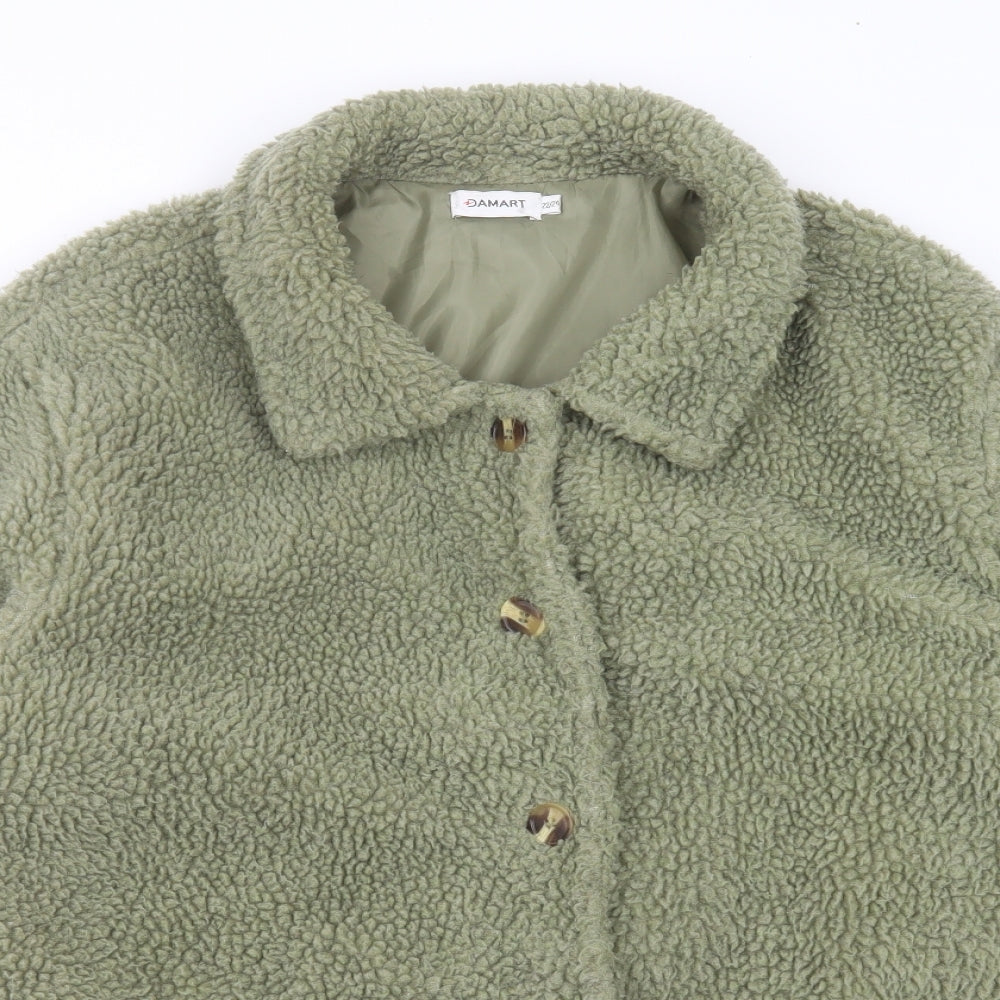 Damart Womens Green   Jacket  Size 22  Buckle