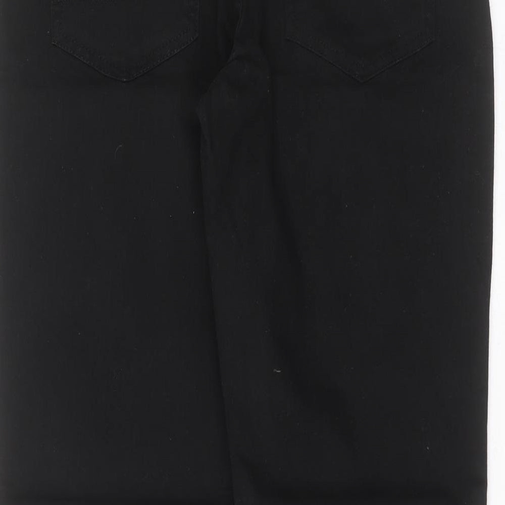 UNION BLUES Mens Black  Cotton Straight Jeans Size 34 in L29 in Regular Button