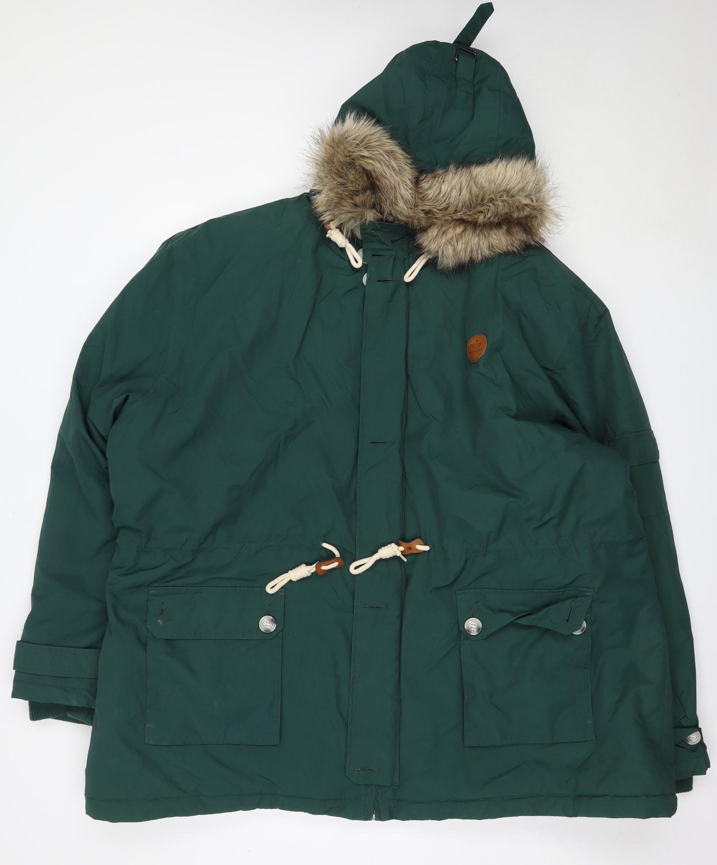 Fenchurch Mens Green   Parka Coat Size 4XL