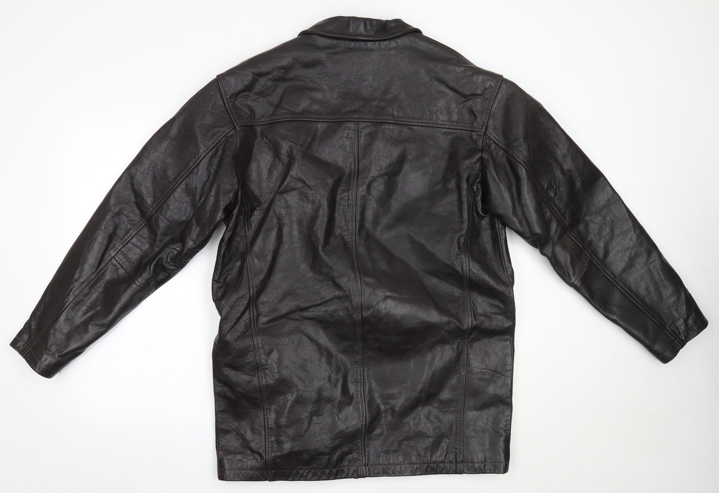 Armando Mens Black   Biker Coat Size 42