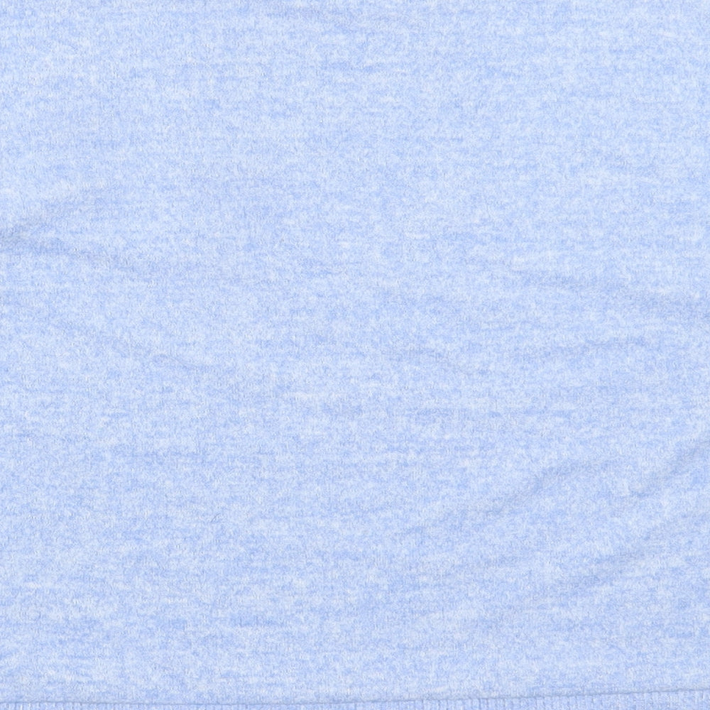 Stradivarius Womens Blue Round Neck  Viscose Pullover Jumper Size XS