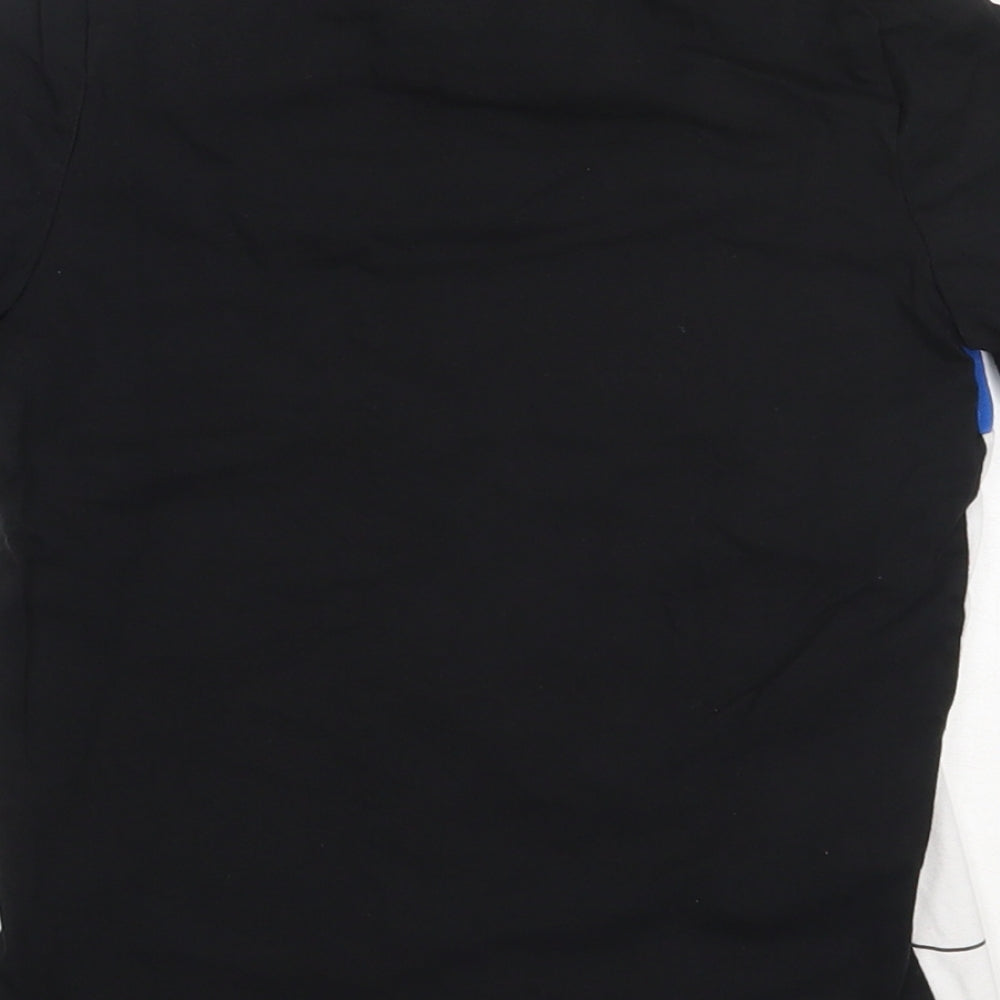 F&F Boys Black  Cotton Basic T-Shirt Size 4-5 Years Round Neck  - playstation