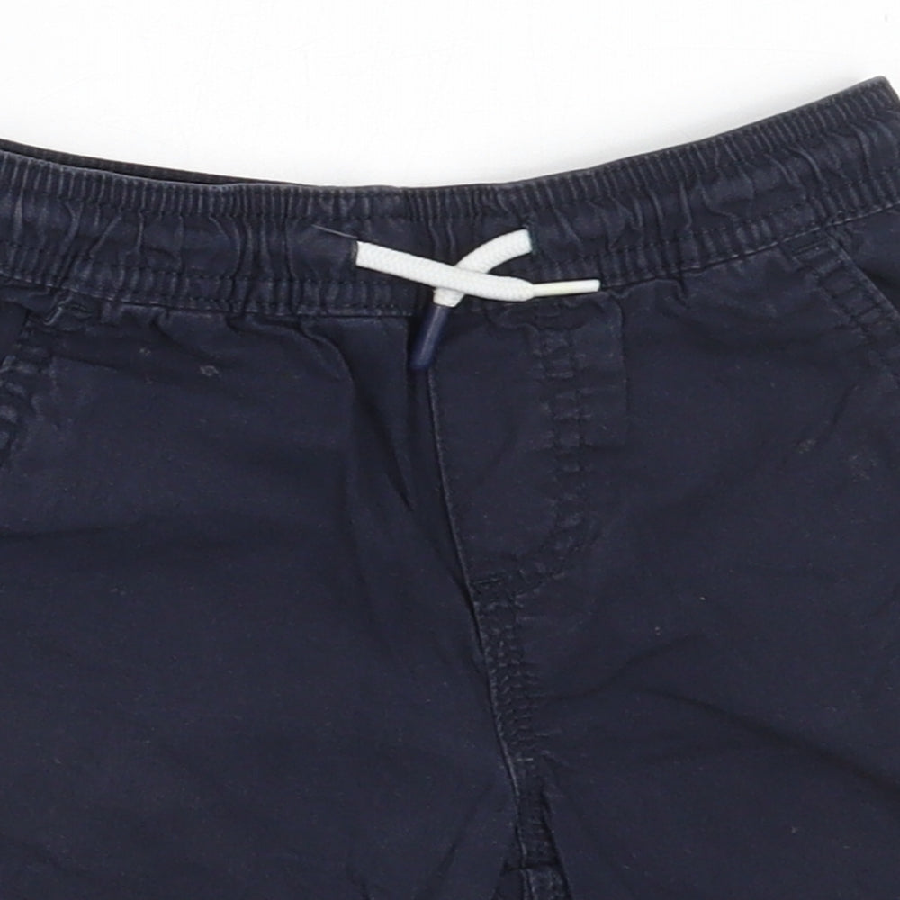 Primark Boys Blue  Cotton Bermuda Shorts Size 3-4 Years  Regular