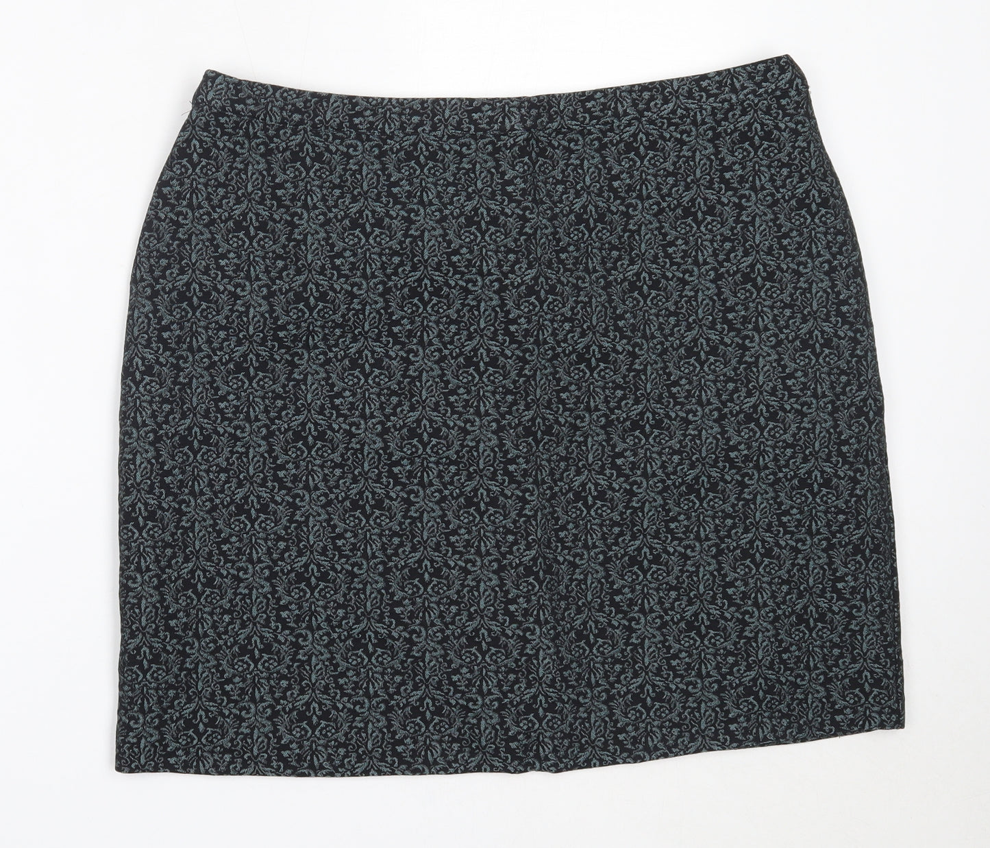 Papaya Womens Black  Polyester Mini Skirt Size 16