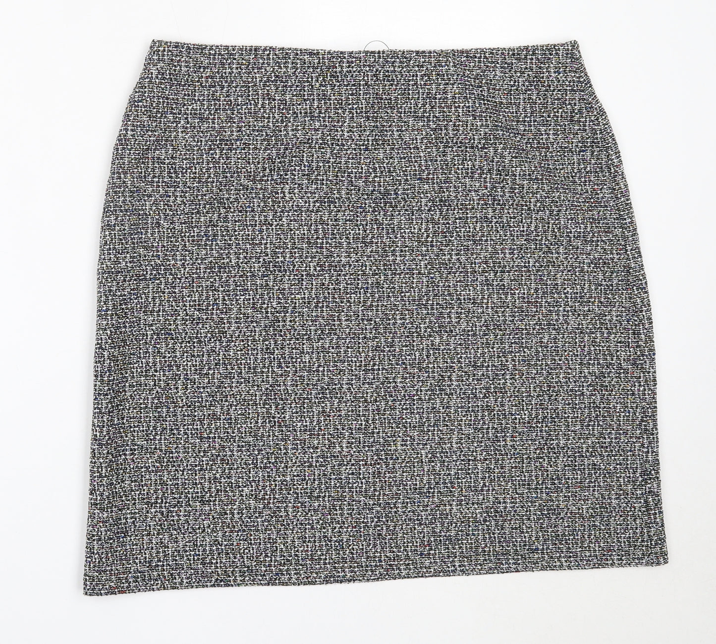 Marks and Spencer Womens Black  Polyester Mini Skirt Size 16
