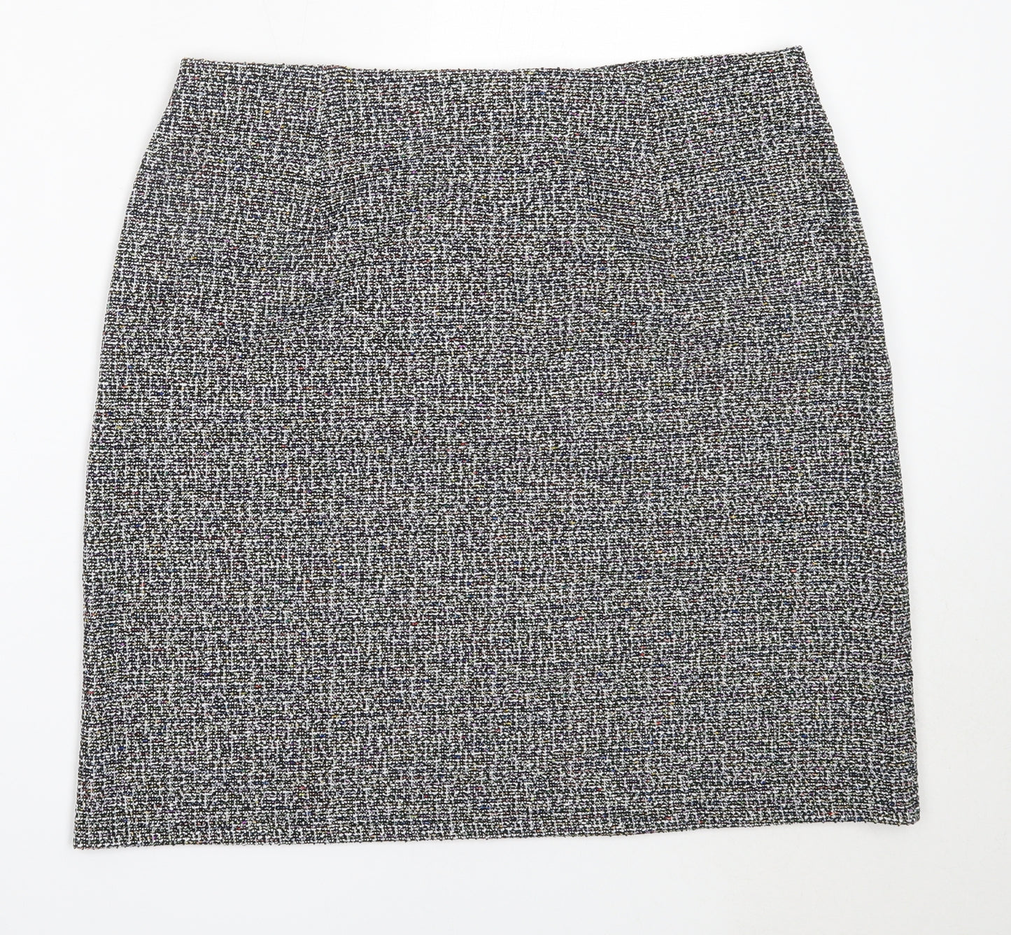 Marks and Spencer Womens Black  Polyester Mini Skirt Size 16
