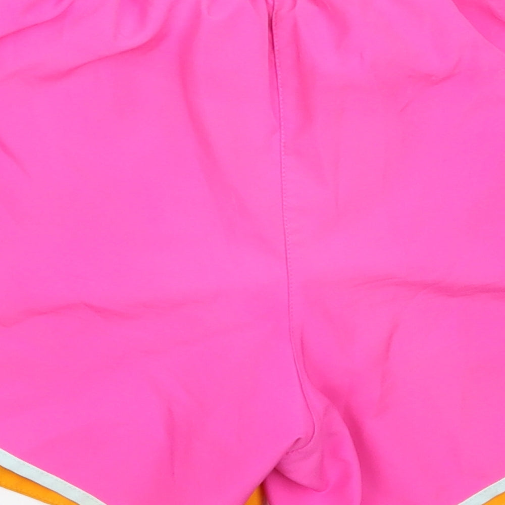 Nike Girls Pink  Polyester Bermuda Shorts Size 13-14 Years  Regular