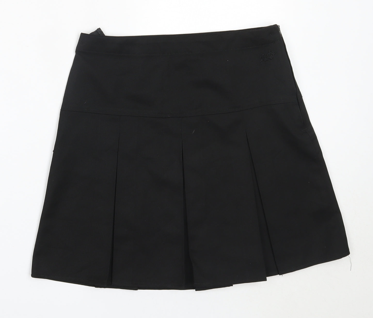 NEXT Girls Black  Polyester Flare Skirt Size 12 Years  Regular  - school