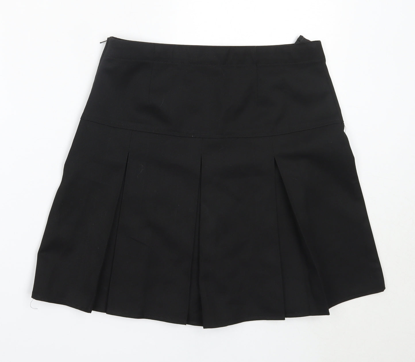 NEXT Girls Black  Polyester Flare Skirt Size 12 Years  Regular  - school