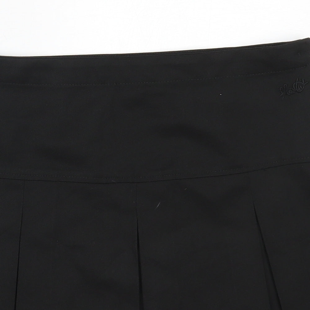 NEXT Girls Black  Polyester Flare Skirt Size 12 Years  Regular  - school