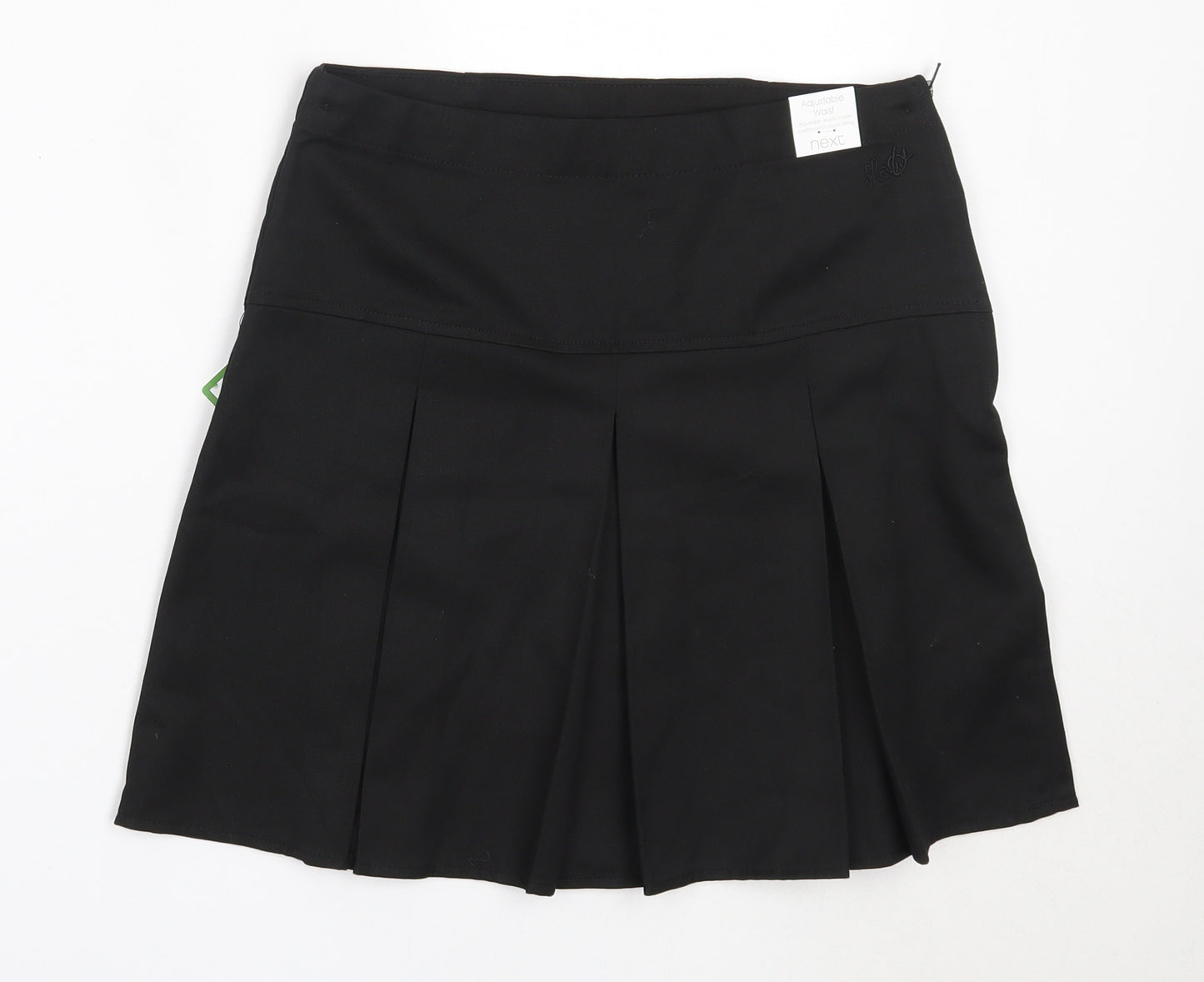 NEXT Girls Black  Polyester Flare Skirt Size 12 Years  Regular  - school