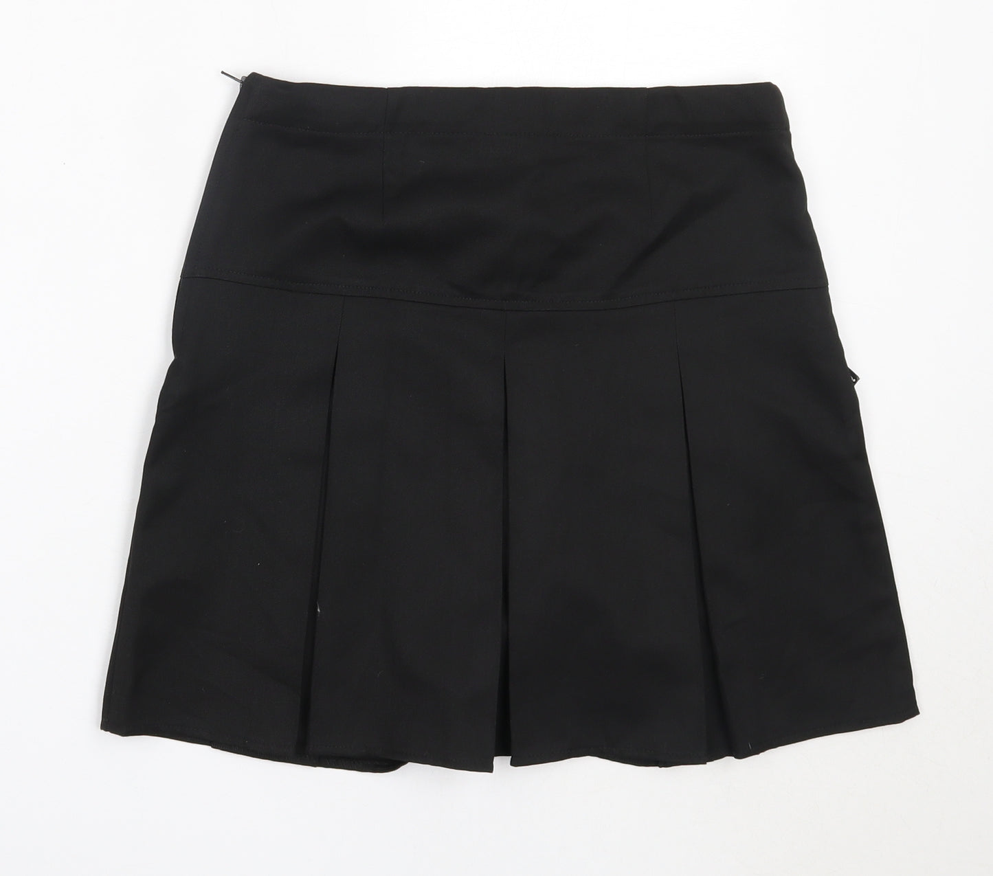 NEXT Girls Black  Polyester Flare Skirt Size 12 Years  Regular  - school