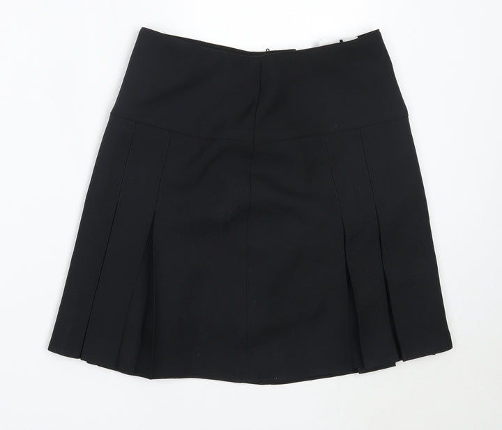Monkhouse Girls Black  Polyester Flare Skirt Size L  Regular