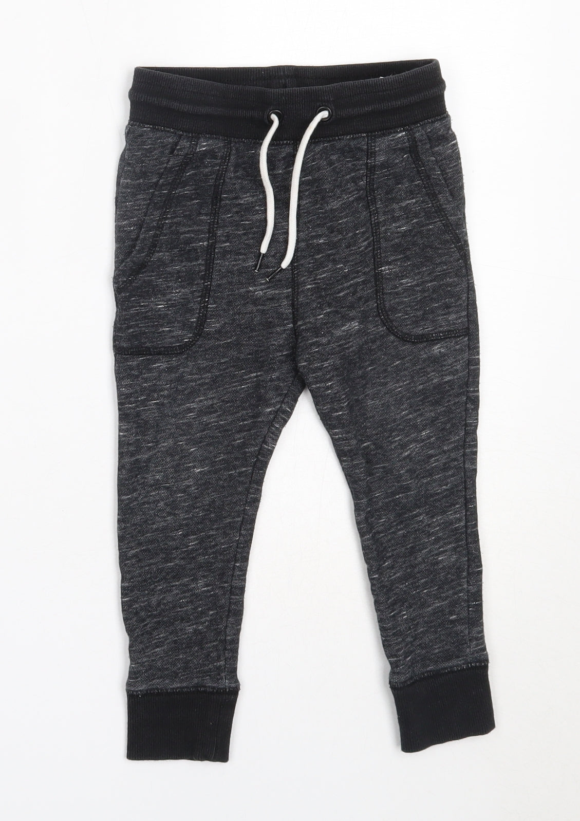 H&M Boys Grey  Cotton Jogger Trousers Size 2-3 Years  Regular