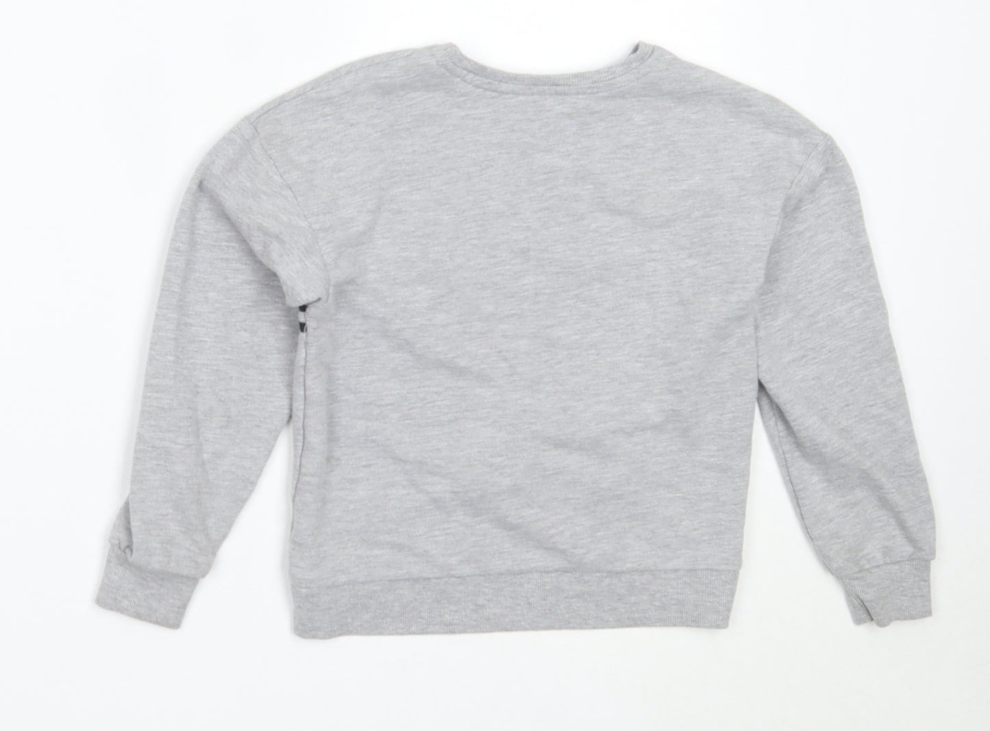 George Girls Grey  Cotton Pullover Sweatshirt Size 5-6 Years   - friends