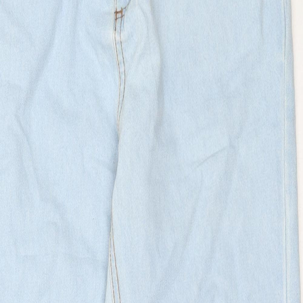 Wednesday's Girl Womens Blue  Cotton Mom Jeans Size 28 in L27 in Regular