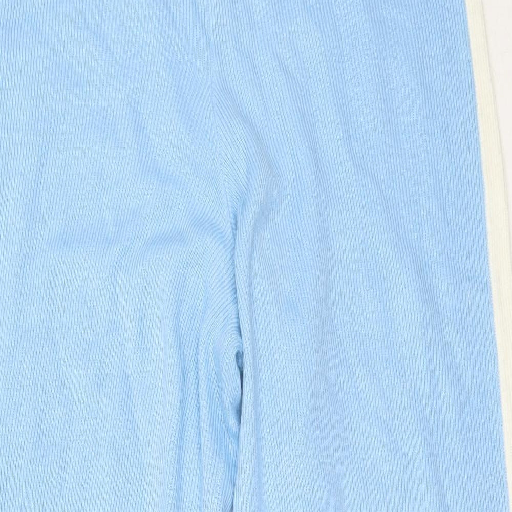 Nasty Gal Womens Blue  Acrylic Trousers  Size L L30 in Regular
