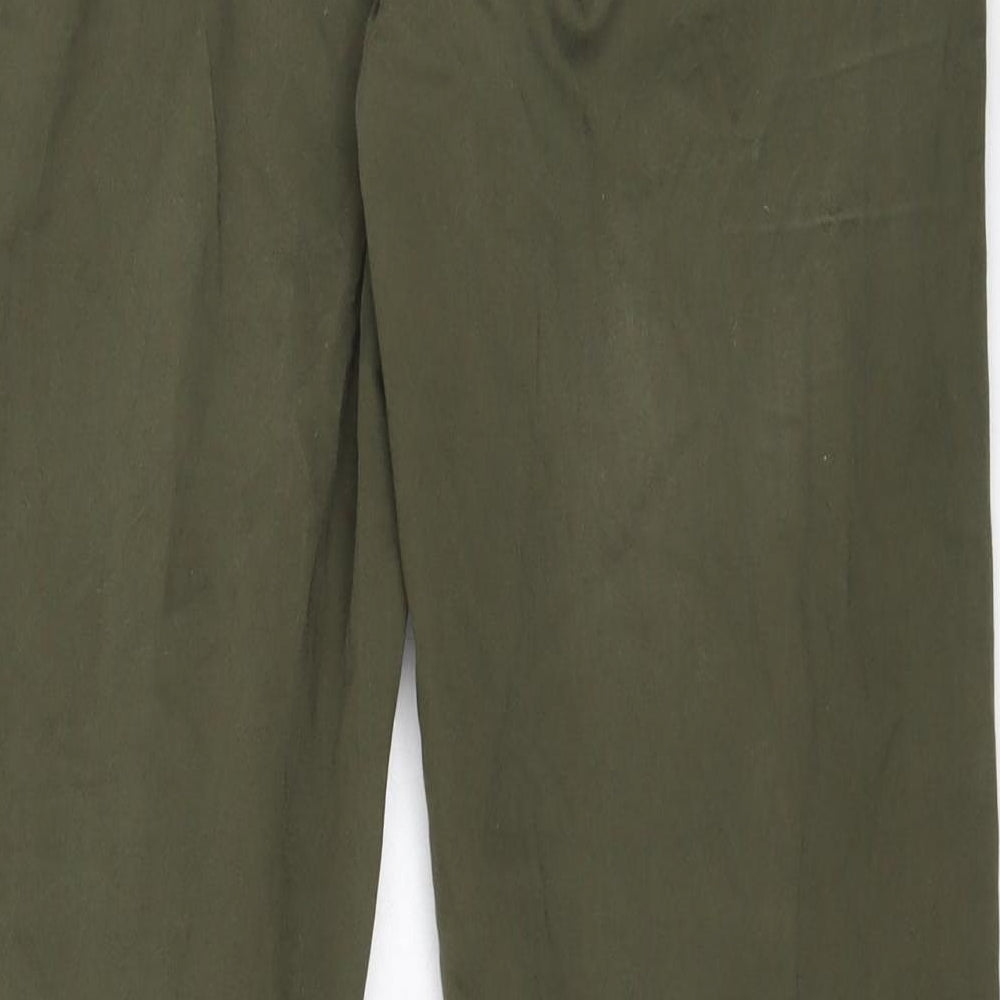 Primark Mens Green  Cotton Chino Trousers Size 34 in L30 in Regular