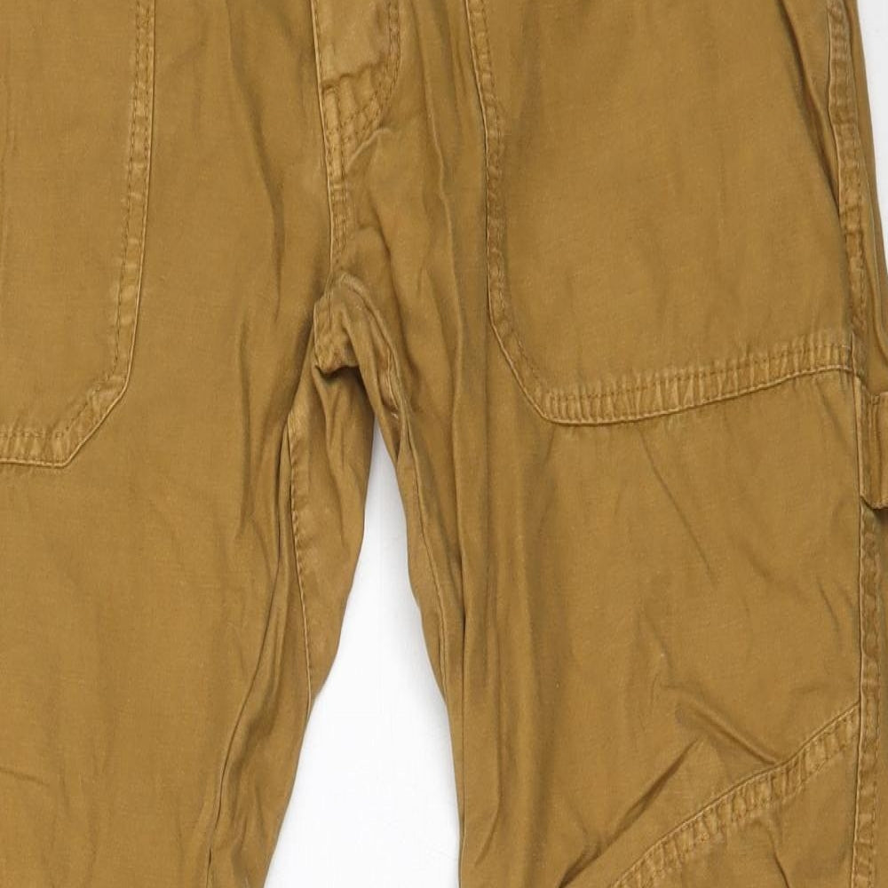 Primark Mens Beige  Cotton Cargo Trousers Size 36 in L31 in Regular