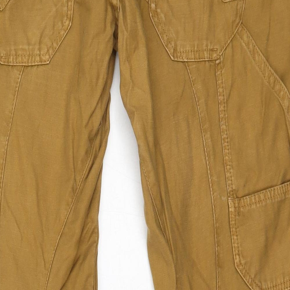 Primark Mens Beige  Cotton Cargo Trousers Size 36 in L31 in Regular