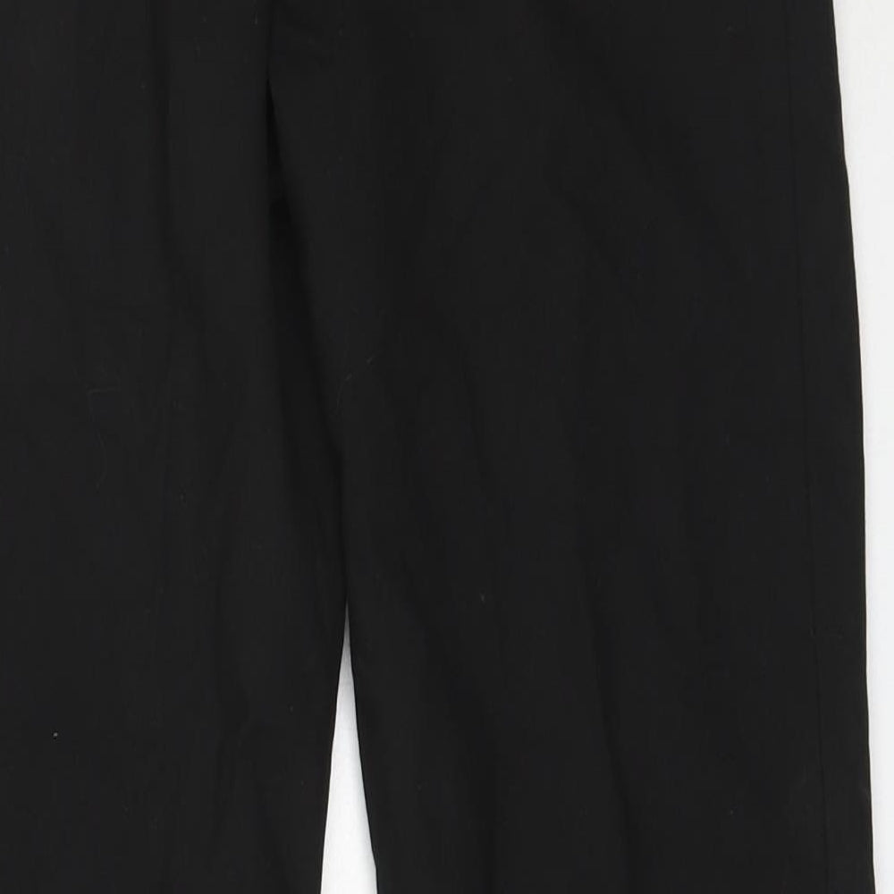 Marks and Spencer Boys Black  Polyester Dress Pants Trousers Size 12-13 Years  Regular  - school