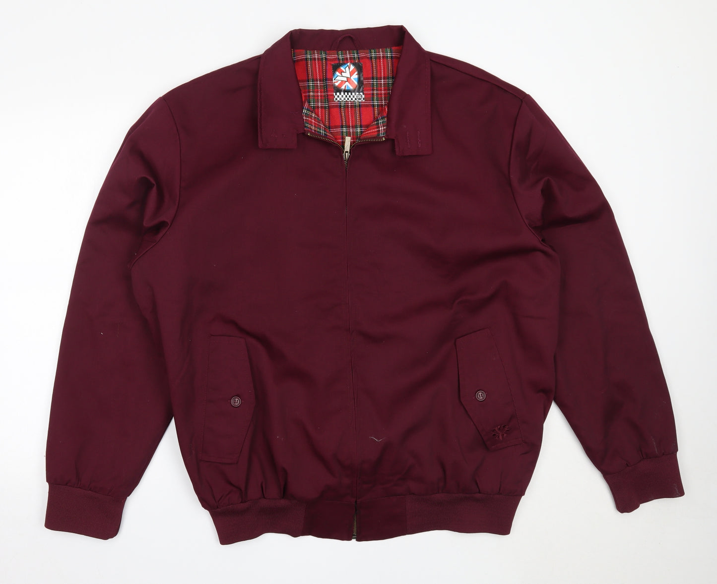Preworn Mens Purple   Bomber Jacket Jacket Size 3XL