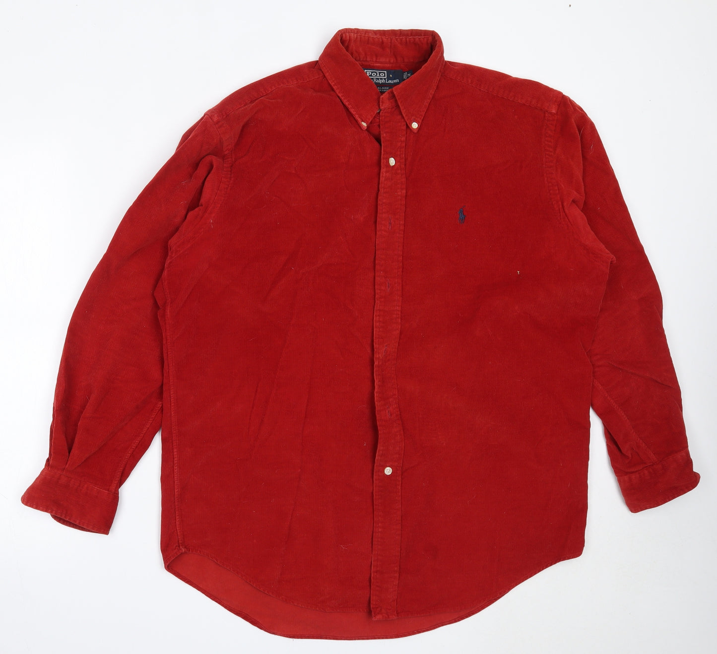 Polo Ralph Lauren Mens Red  Cotton  Polo Size M Collared