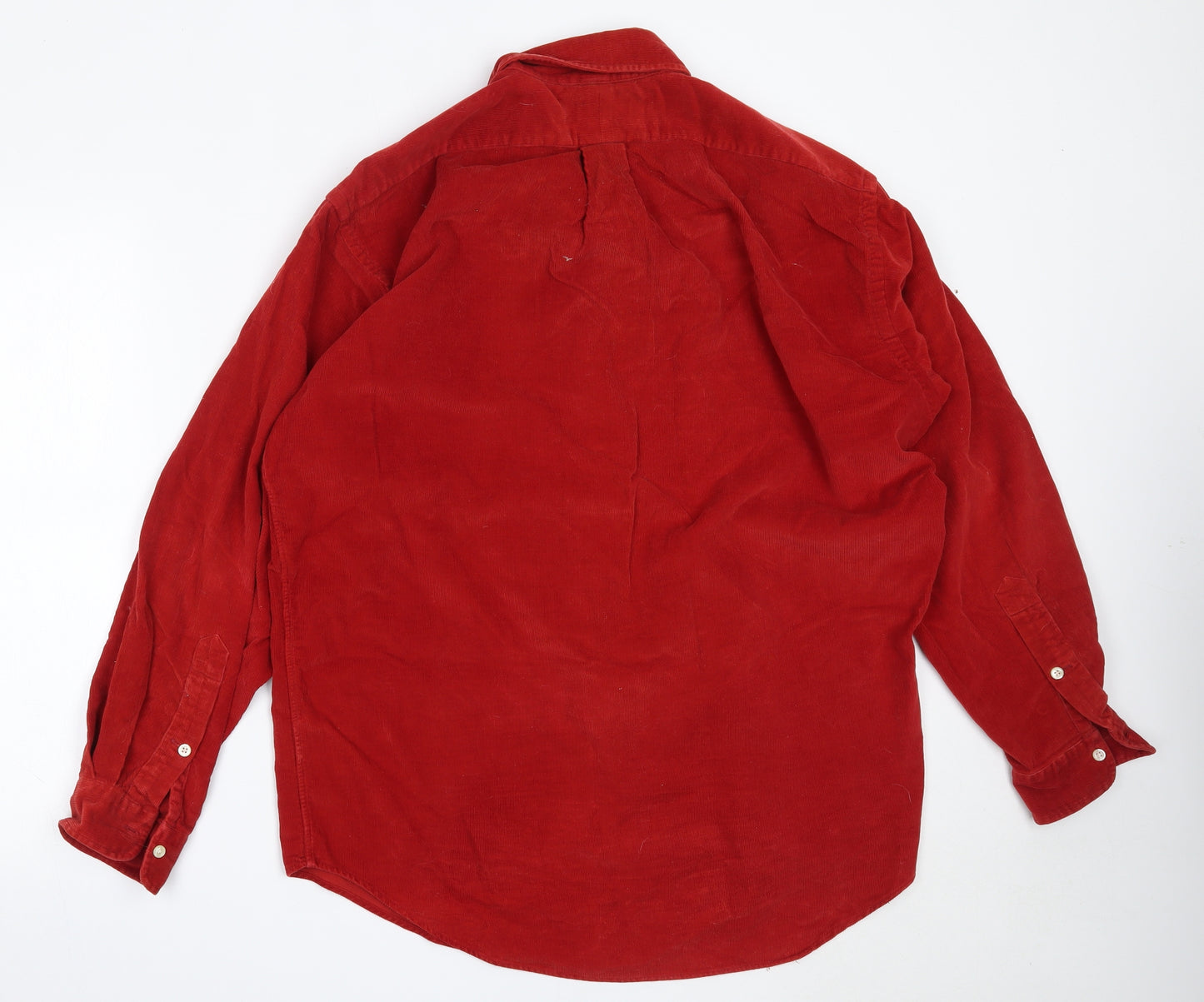 Polo Ralph Lauren Mens Red  Cotton  Polo Size M Collared