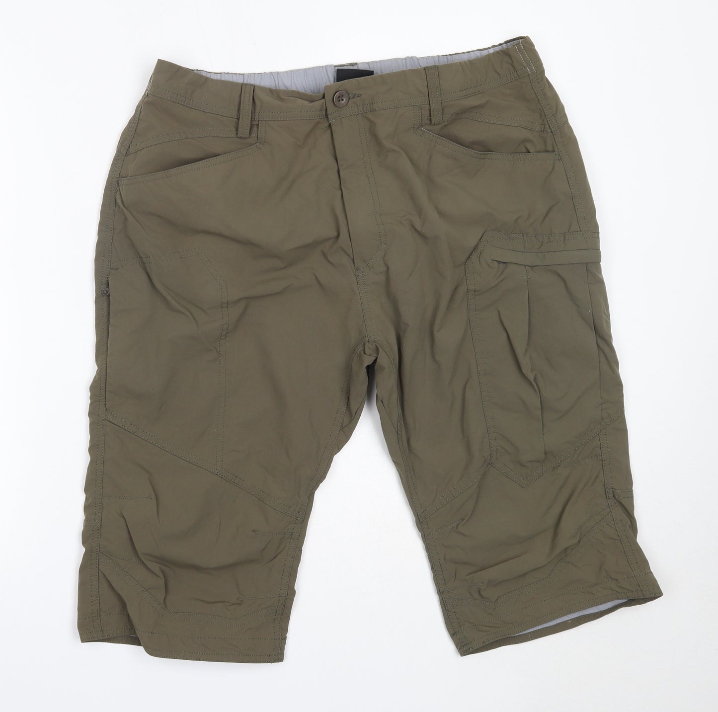 TOG 24 Mens Green  Polyamide Bermuda Shorts Size 38 in  Regular