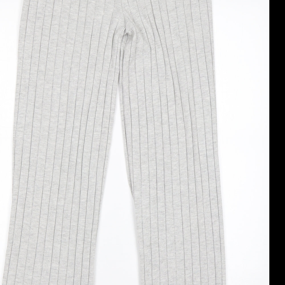 Papaya Womens Grey  Polyester Sweatpants Trousers Size 12 L30 in Regular