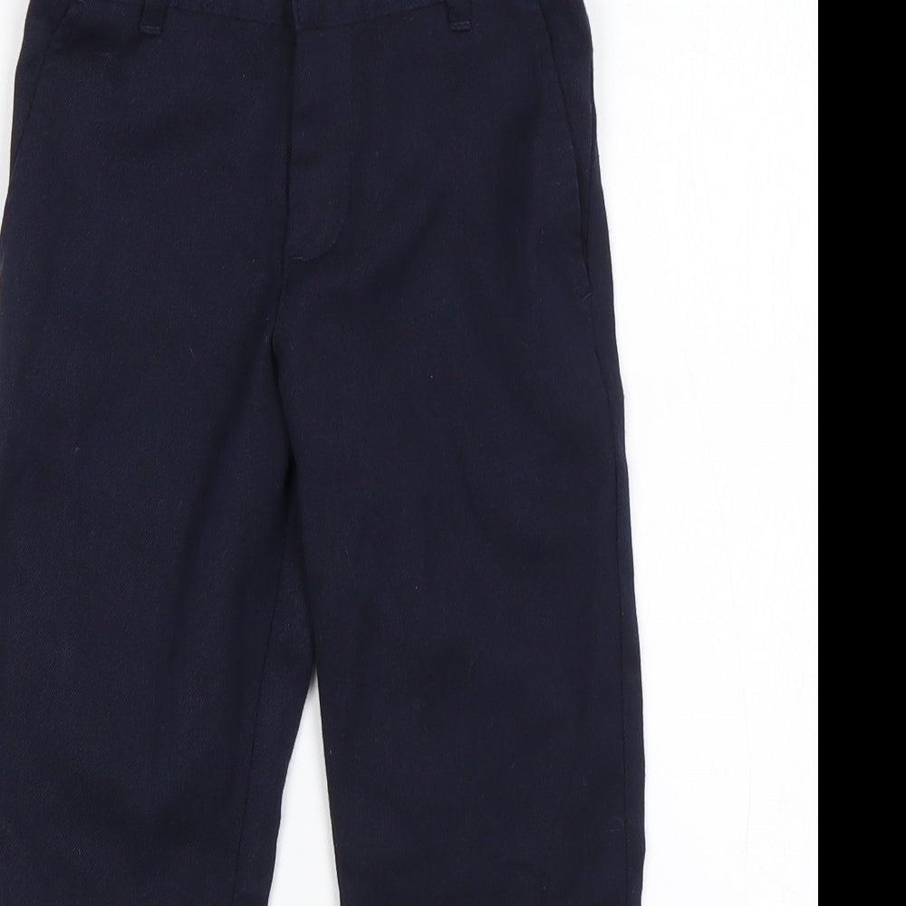 George Boys Blue  Polyester Dress Pants Trousers Size 4-5 Years  Regular