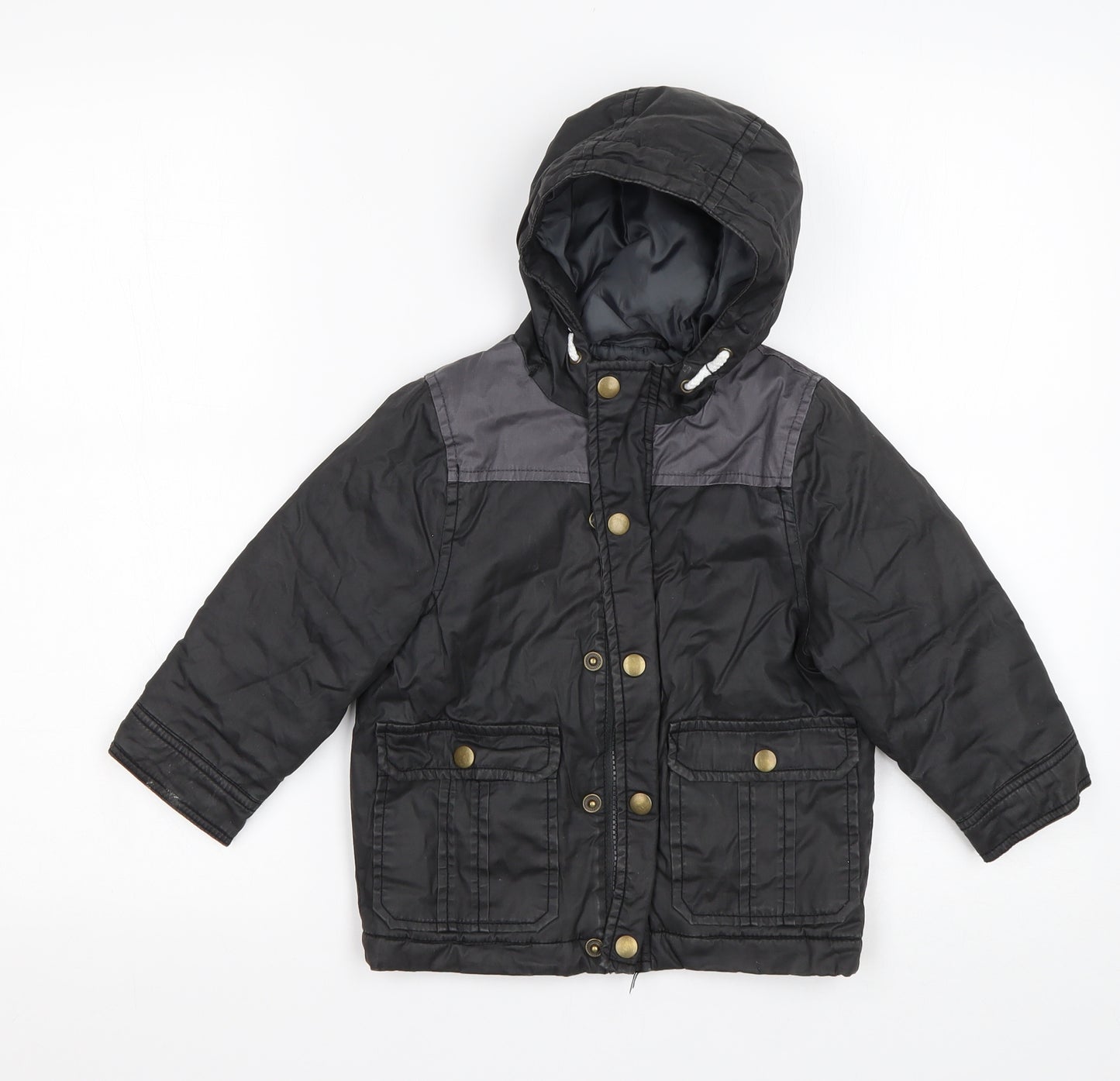Urban Rascals Boys Black   Rain Coat Coat Size 3 Years