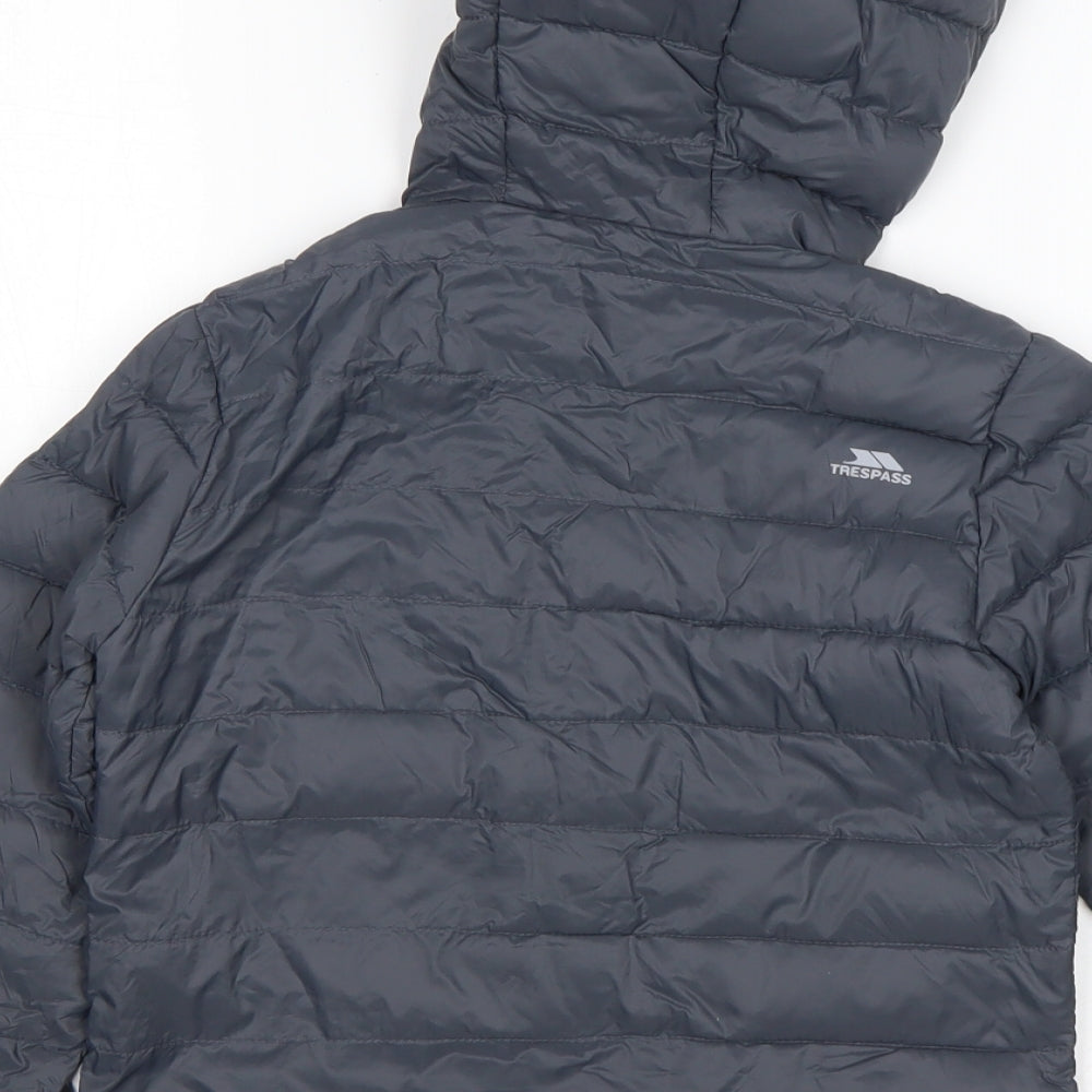 Trespass Boys Grey   Puffer Jacket Jacket Size 3-4 Years